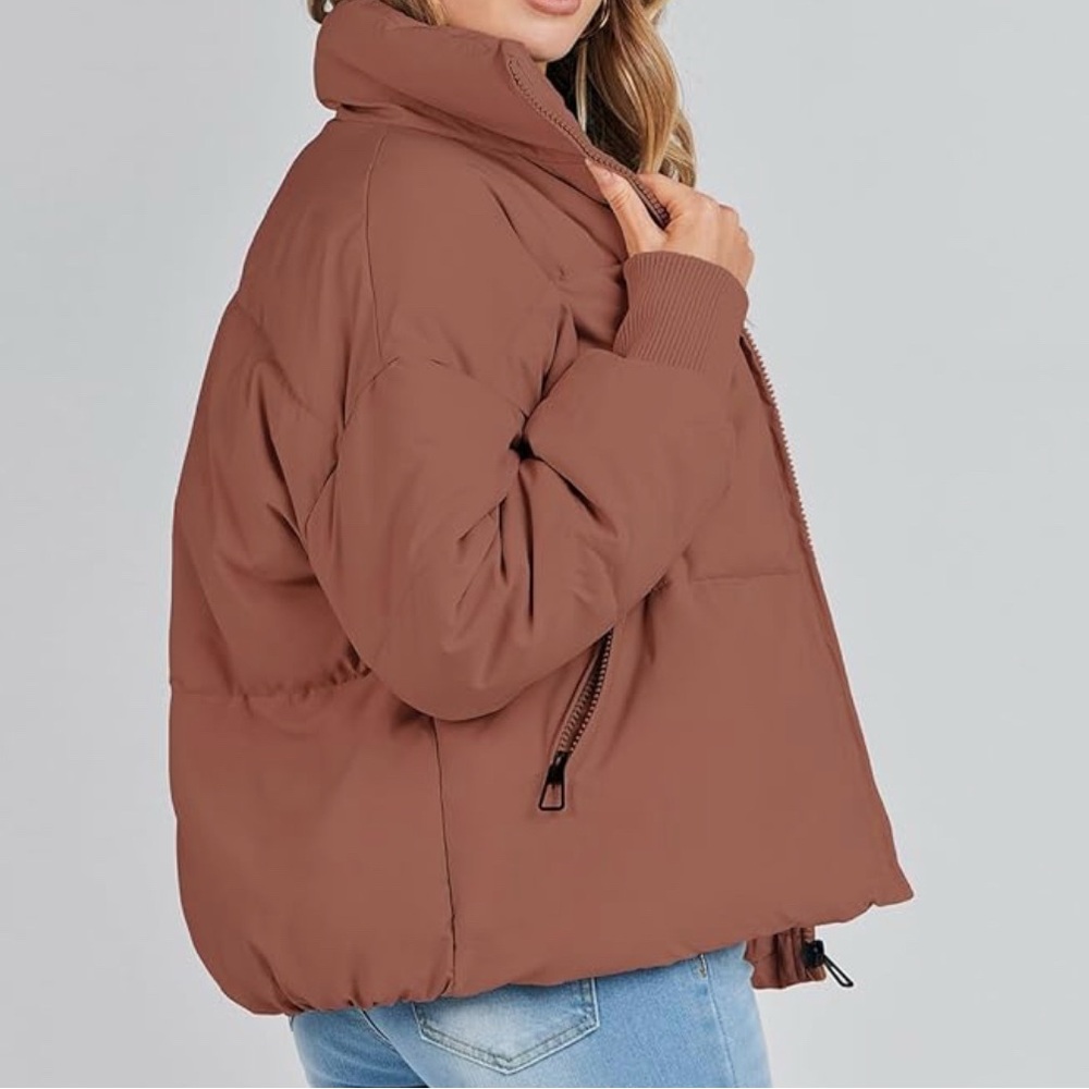 Women's Puffer Jacket in Cinnamon; NWOT